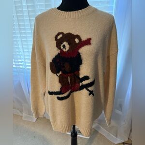 Wild Fable Cream Knit Sweater